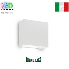 Вуличний світильник/корпус Ideal Lux, настінний, алюміній, IP44, білий, TETRIS-1 AP1 BIANCO. Італія!